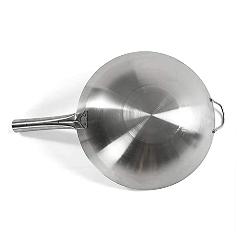 Wok de acero inoxidable multi-capa 40 cm redondo miniatura 2