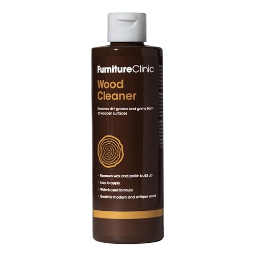 FurnitureClinic Holzreiniger | Entfernen Sie sicher und einfach Ablagerungen, Fett, Nikotin & Schmutz, 500 ml