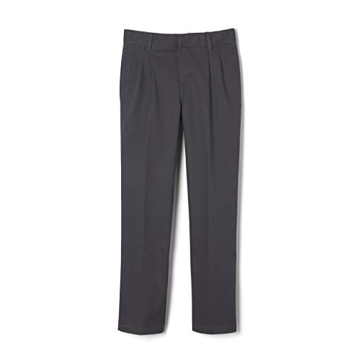 French Toast Boys' Pleated Double Knee Pant with Adjustable Waist - Main Image