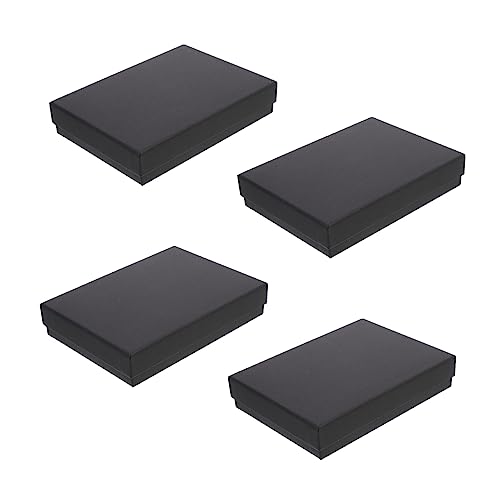 FONDOTIN 4pcs ラッピングボックス 大 方形 ケース 耐久性抜 デザイン やイベント