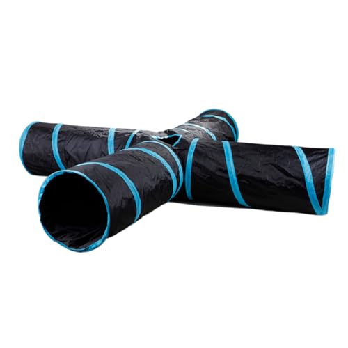 HIAKDOFT Tunnel per Animali Domestici Pieghevole con Gioco Sonoro Tunnel per Cani Porcellini d Materiale Resistente e Salubre Include per Trasporto