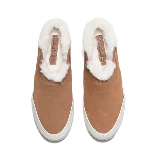 Timberland Timberland Women's Skyla Bay 2.0 Low Warm Lined Sneaker, Rust Suede, 8 Medium
