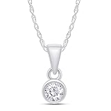 SAVEARTH DIAMONDS 1/6-1/3 CT TW Lab Grown Diamond Pendant Necklace For Women-Sparkling GH Color VS-SI Clarity 14k Gold Plated 925 Sterling Silver Necklace With Chain, Certificate of Authenticity, Image