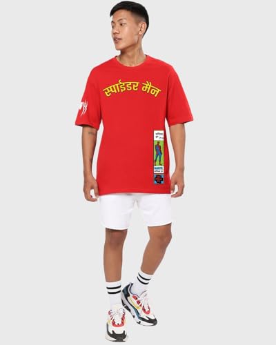 Image of Bewakoof Men's Cartoon Oversized Fit T-Shirt