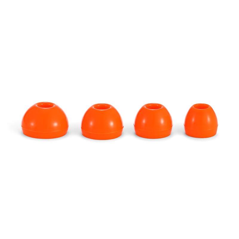 Image of PENON Liqueur O Orange Color 4.5mm Silicone EARTIPS for in-Ear Earphones IEMs(3 Pairs) (LLXL)