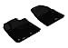 3D MAXpider Front Row Custom Fit All-Weather Floor Mat for Select Honda Pilot Models - Kagu Rubber (Black)
