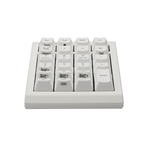 REALFORCE RT1 テンキーボード ホワイト キー荷重 45g 有線 プログラマブル テンキー 静電容量無接点方式 左手デバイス 片手デバイス T1UX21