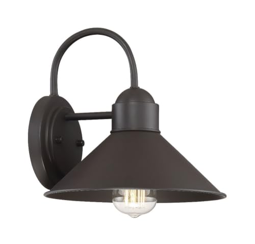 Meridian M50018ORB Outdoor Wall Light, 1-Light 60 Watts, Oil Rubbed Bronze