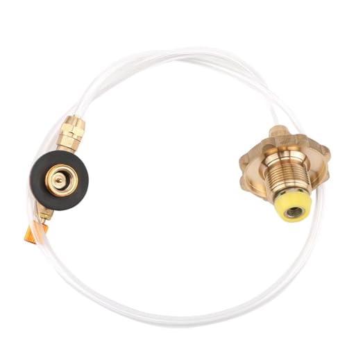 Camping Tank Converter Camping Stove Adapter Hose Flat Tank Head Converter Connector Portable Propane Refill Kit for Outdoor