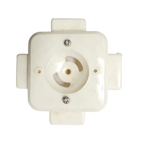 PVC Square Junction Box for Open casing Fitting 4x4 Inches| Model- 4 Way| (Pack of 4)-image-46