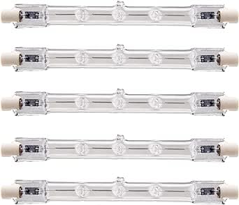 TradePax 5X Energizer ECO Linear Halogen Bulb - R7-78mm - 80w (150w) - Pack of 5, White