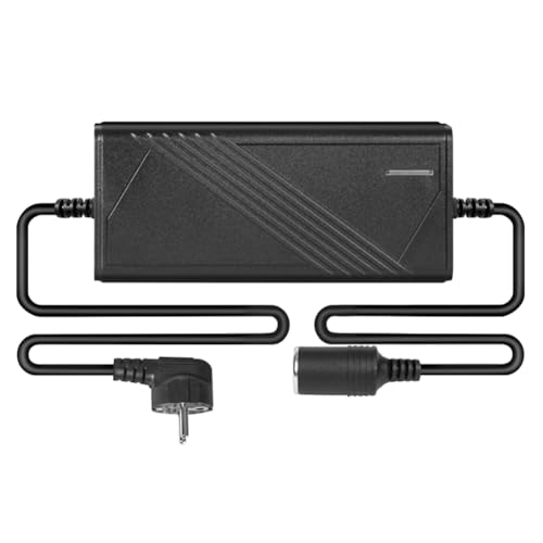 Akfldms Convertidor de Corriente A Continua de 220 V A 12 V, 20 A, 240 W, para Inflador de Coche, Compatible con Frigoríficos (Enchufe Europeo).