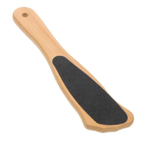 LIFKOME Escofina para Pies con Mango de Madera Ergonómico Lijas de Doble Cara para Eliminar Durezas y Muerta Herramienta Profesional para Pedicura Casa y Salón de