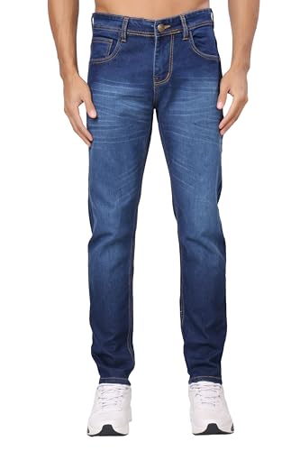 London Hills Men's Regular Fit Denim Jeans – 67% OFF, Premium Cotton, Straight‑Leg, Best Price Deal