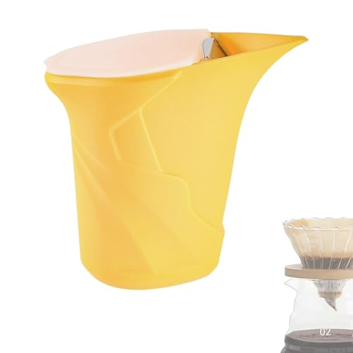 Cafetera pequeña con percolador de silicona, cafetera de velocidades, cafetera percolador | Olla de agua, ergonómica para hacer café para acampar al aire libre