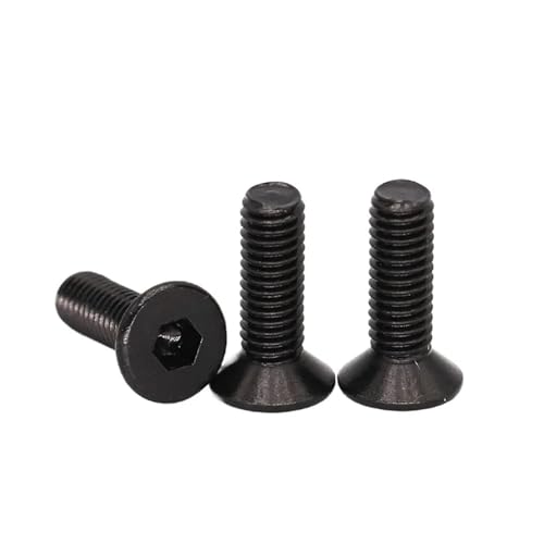 M4 M5 M6 M8 M10 5/6/8/10-100mm  10.9O[h| DIN7991 ZpMlW(90Pieces M5x20)