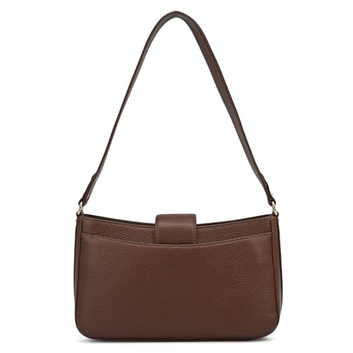Image of Da Milano Small Leather Shoulder Bag (LB-OR-3023)
