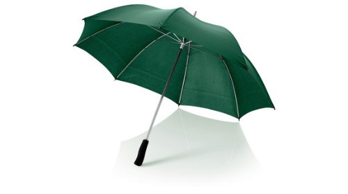 Ombrello unisex firmato Slazenger da 30 pollici con stecche in metallo e manico in EVA