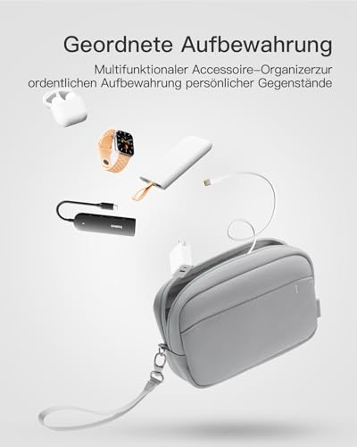 Inateck Kabeltasche Elektronik Organizer, Spritzwasserfester Zubehör Tasche – Ansicht 2