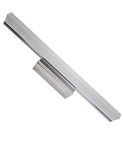 Aplique LED Cromado para Baño 10w. 40cm. Color Blanco Frio 6500K (40cm). 1000 Lumenes. Luz para Espejo.