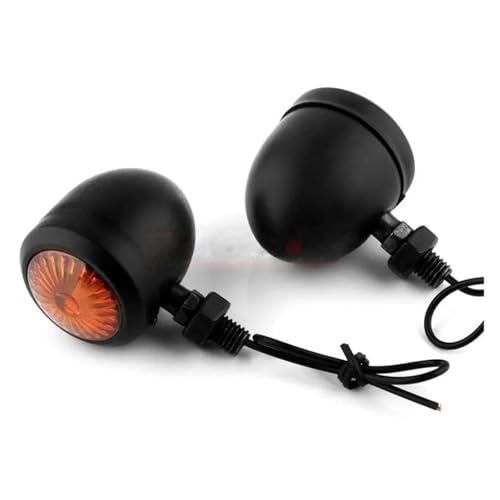 Luz intermitente de motocicleta luz intermitente de metal ámbar delantera trasera 5