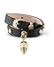 Produktbild Philipp Plein Damen Armband Leder Edelstahl IP Gold 3D SKULL PJ3AA16BU