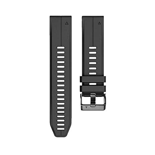 Bracelet montre Garmin Fenix 7S 6S 5S silicone 20mm rechange pour Fenix 6s Pro noir