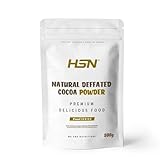 HSN Cacao Natural Desgrasado (No Alcalinizado) | 500g | 100% Puro Sabor Natural | Sin Azucares Añadidos Sin Edulcorantes | No Incluye Dosificador | No-GMO, Vegano, Sin Gluten