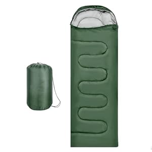 JF HOME BLISS Lightweight Sleeping Bags – 3-Season Warmth, Compression Sack Included – Ideal for Backpacking, Hiking, and Camping