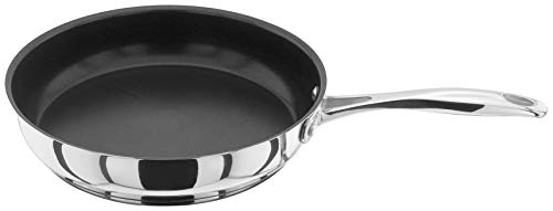 Stellar 7000 S720 - Padella antiaderente in teflon in acciaio INOX, 26 cm, pronta a induzione, adatta al forno, 25 anni