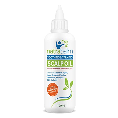 Natrabalm Scalp Oil Anti-Itch Treatment for Dry, Itchy, Flaky, Irritated Scalps Associated with Eczema & Psoriasis