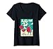 Mujer Parrilla BBQ Vaca Barbacoa Ventilador Camiseta Cuello V