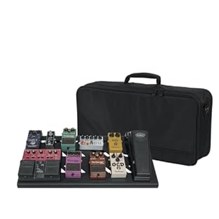 Lightweight Aluminum Pedal Board with 23.75" x 10.66" Pedal Surface in Black Finish Universal mounting bracket provided for mounting most common power supplies beneath the board Angled for ease of access to pedals Includes Adhesive Velcro Strips Delu...