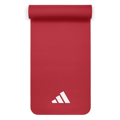 Adidas 10mm Thick Yoga Mat with Carry Strap
