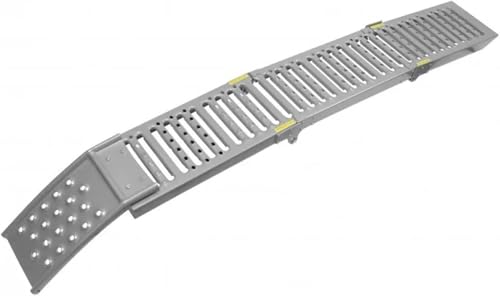 Rampas para automóvil de acero, paquete de 2 unidades | Alta resistencia, resistentes a la corrosión y deformación, para automóvil/camioneta/SUV/ATV/motocicleta/garaje miniatura 5