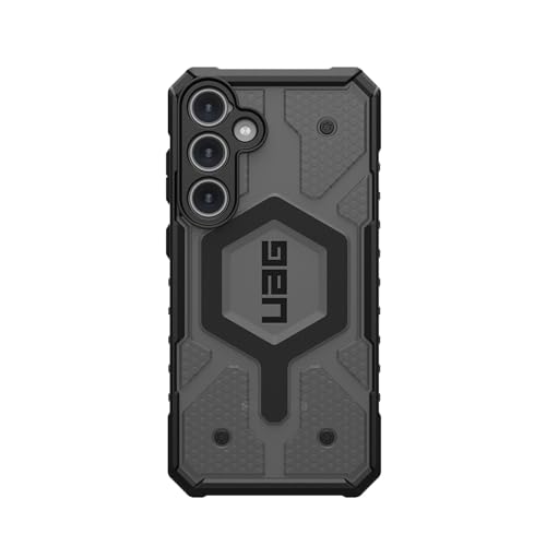 Image of URBAN ARMOR GEAR UAG Designed for Samsung Galaxy S24 Plus Case 6.7 inch Pathfinder Clear Ash, Rugged Military Drop-Proof Impact Resistant Non-Slip Transparent Protective Cover