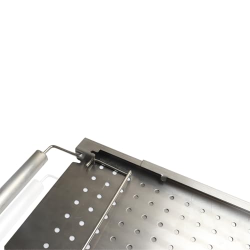 BMMXBI Adjustable Griddle Warming Rack for Blackstone 17 22 28 36 Inch Grill, Warming Rack for Blackstone Griddle Accessories Universal Warmer Rack for Weber Charbrail Camp Chef and Most Flattop Grill - Thumbnail 5