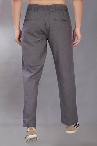 Image of DIVISIVE Men's Relaxed Fit Cotton Linen Blend Trousers