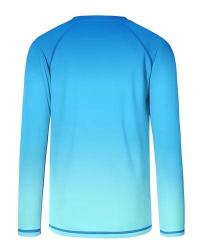 Image of Boys UPF 50+ Swim Shirt Long Sleeve, 1 or 2 Pack Rash Guard Tops