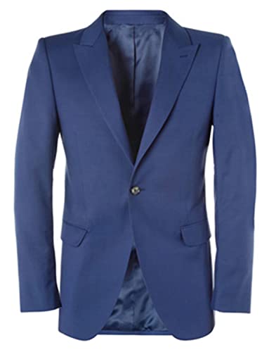 Blazer homme à un bouton avec revers en pointe veste décontractée chic