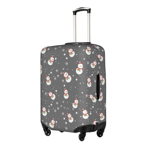 Travel Luggage Cover Christmas Xmas Santa Snowflake Fashion Washable Baggage Suitcase Protector Fit For Luggage Small2