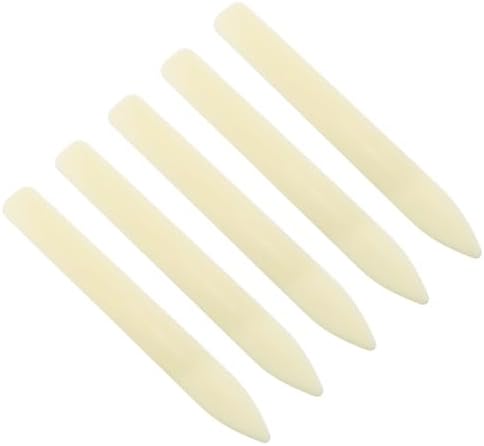 E-outstanding 5PCS ABS Bone Folder Paper Creaser Set Paper Creaser Bone Folder Tool Embossing Folders Bone Folder Tool Creaser Crafting Tool for DIY Handmade Burnishing Bookbinding and Paper Crafts image 5