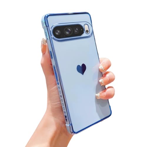 Étui de luxe plaqué amour cœur Pixel 10 Pro XL finition premium phylla