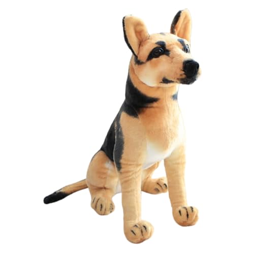 Perro de peluche para niños – 11,81 pulgadas de algodón PP de felpa corta | Peluche sentado – Regalo de peluche suave para niñas perfecto como compañero de juegos y accesorio para el hogar