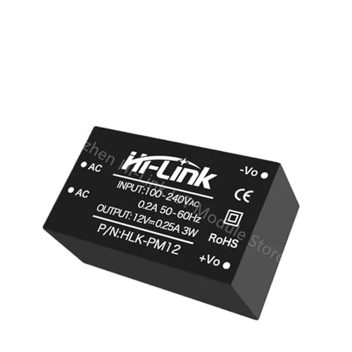 Image of AC DC 220V to 12V Output 3W HLK-PM12 Size Power Supply Module High-Efficiency