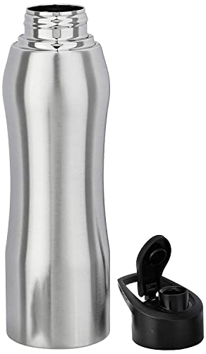 Image of Black Olive Stainless Steel Flip-Top Bottle 750Ml- Stainless Steel Single Wall Large Capacity Water Bottle with Flip Cap for Office, Gym, Home, Kitchen, Hiking, Trekking, Travel Bottle