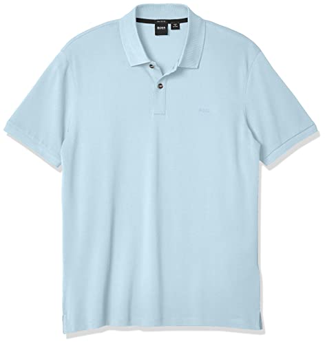 BOSS Pallas Short Sleeve Polo Shirt Dusty Blue