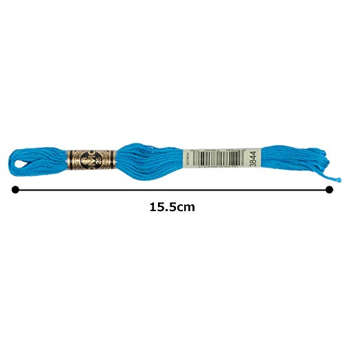 Image of DMC 6-Strand Embroidery Cotton Floss, Dark Bright Turquoise