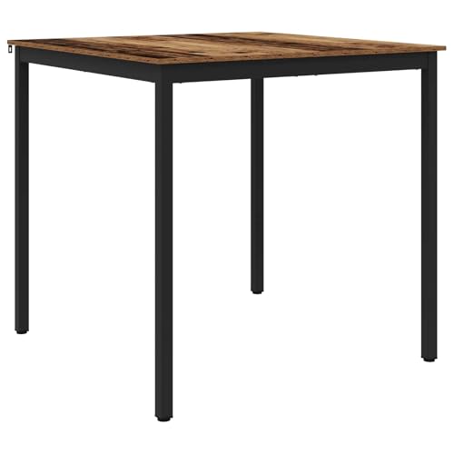 Table de salle à manger en bois d'ingénierie moderne rectangulaire modèle 892696