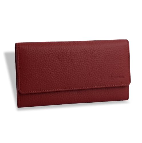 Image of Steve Jhonson Leather Wallet for Women - Mini Hand Purse with Card Holder - Women Stylish Clutch Purse - Cute Mini Ladies Wallet for Daily Use - Fancy Ladies Purse with Slim Design (Maroon Softy)